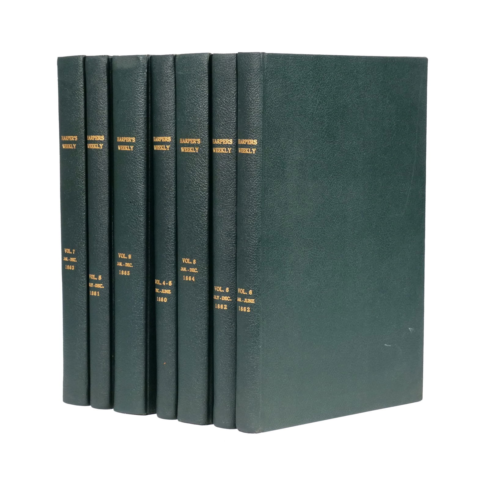 (7pc)  HARPER'S WEEKLY (1 of 8)