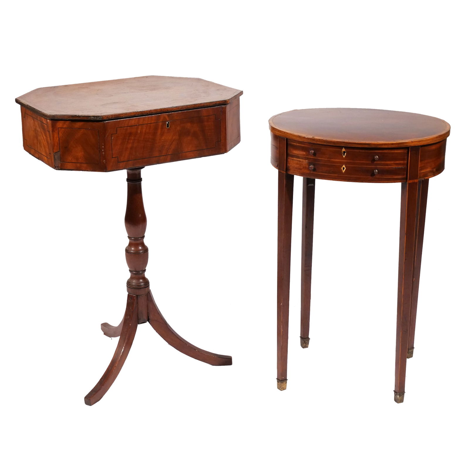 (2pc) 19th CENTURY SIDE TABLES (1 of 13)