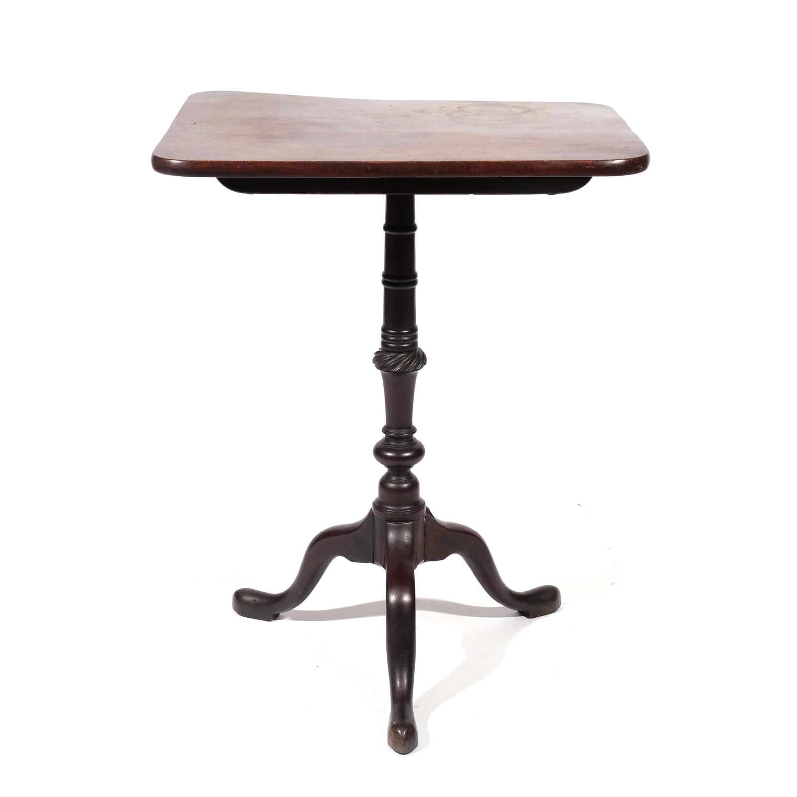 19th CENTURY NEW ENGLAND TILT-TOP CANDLESTAND (1 of 10)