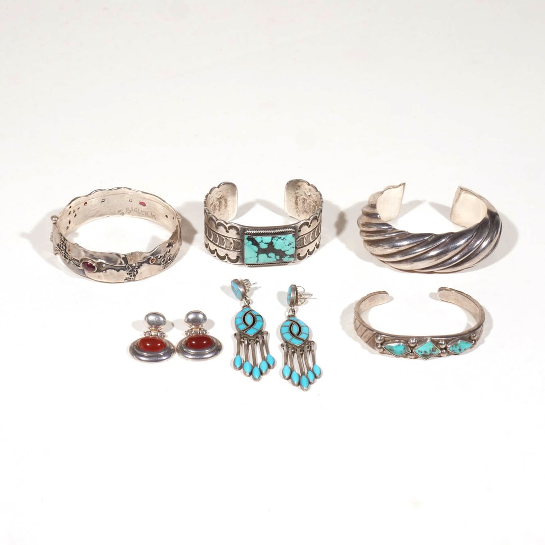 (6pc) TIFFANY & Co. & OTHER STERLING JEWELRY (1 of 12)