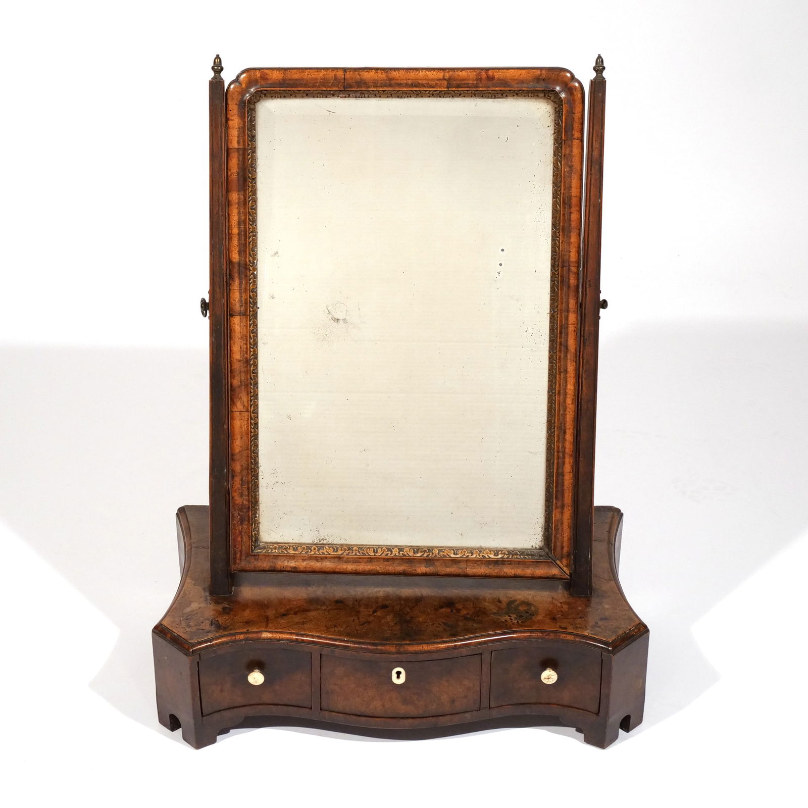 EXCEPTIONAL 19th C. ENGLISH DRESSING MIRROR (1 of 11)
