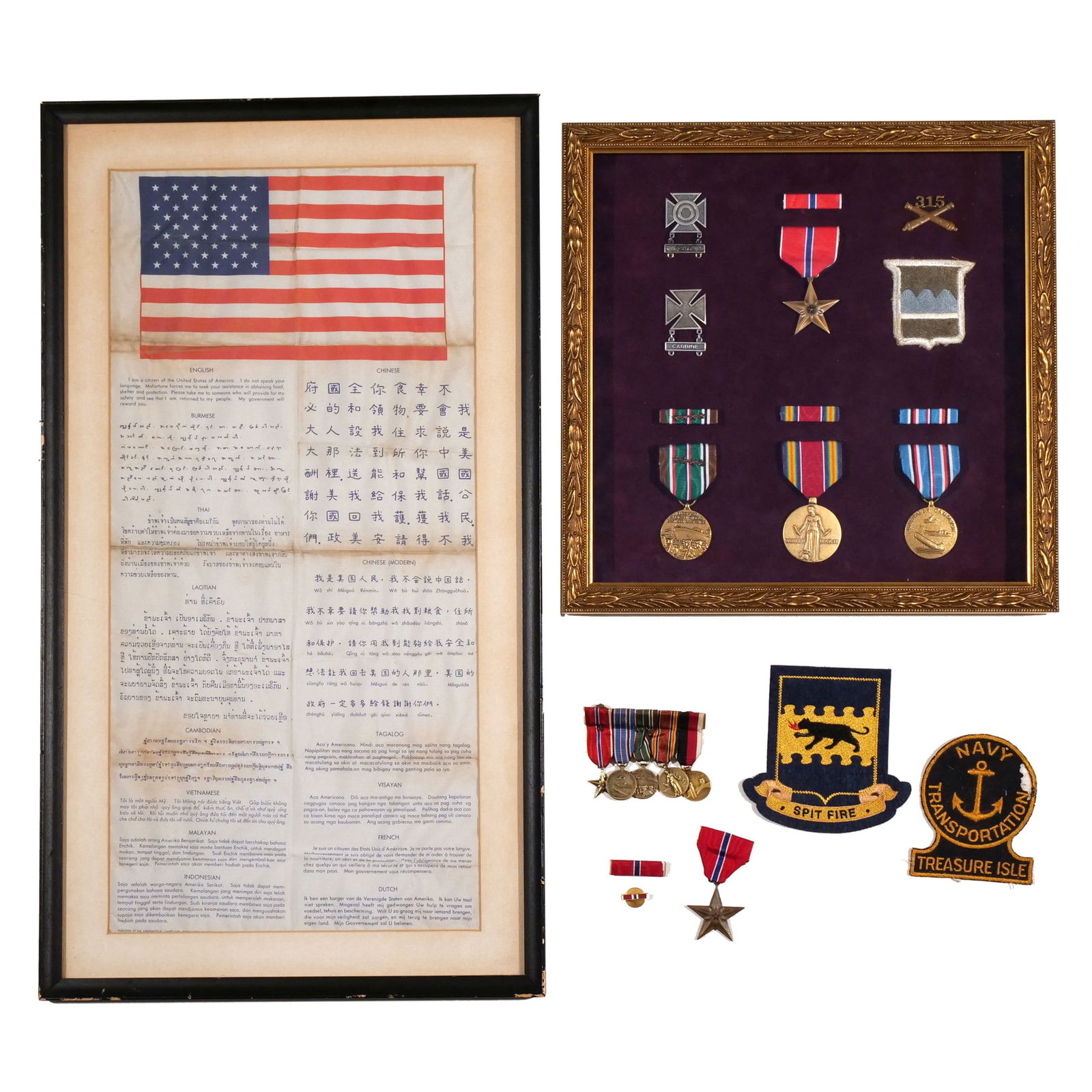 GROUP of MILITARY MEDALS & MEMORABILLIA (1 of 11)