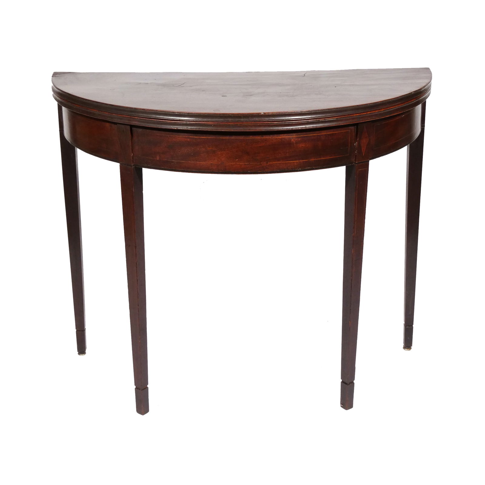 FEDERAL INLAID MAHOGANY GAMESTABLE (1 of 11)