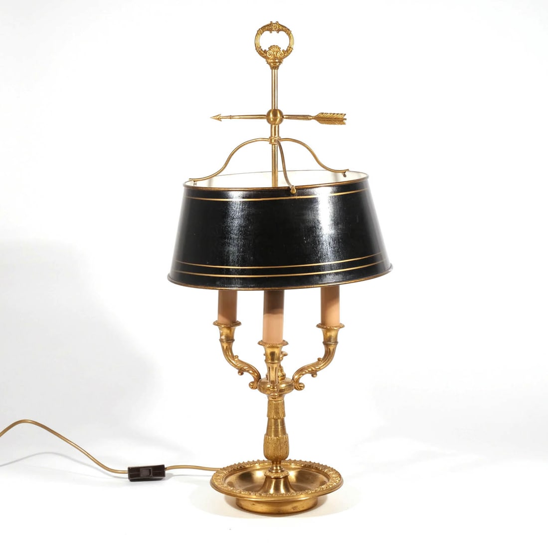 FRENCH BRASS BOUILLOTTE LAMP (1 of 5)