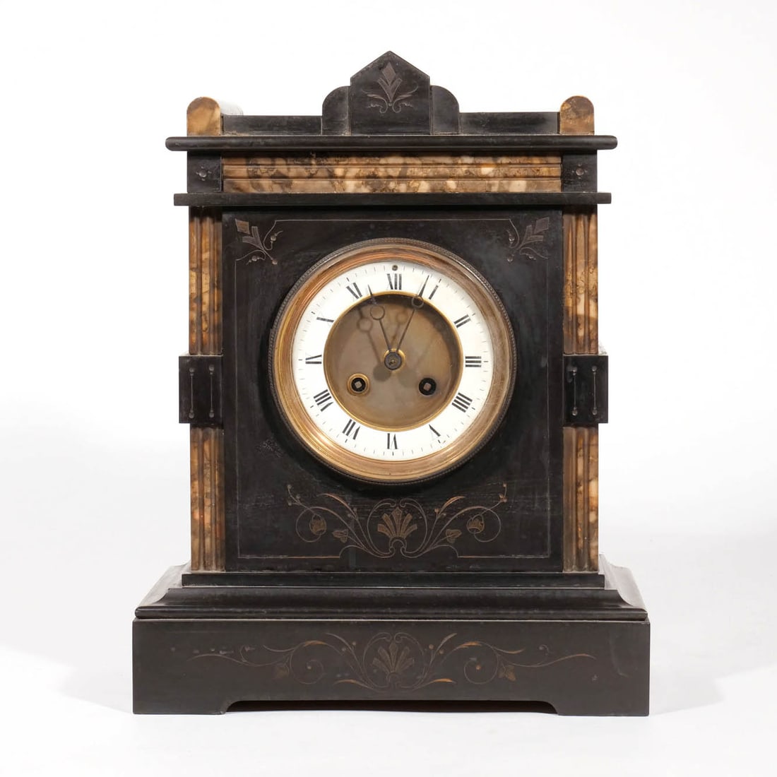 MARBLE MANTEL CLOCK (1 of 8)