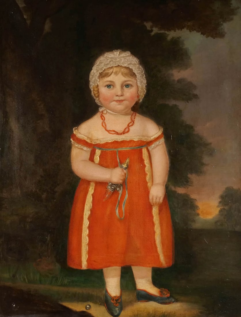 ENGLISH or AMERICAN SCHOOL PORTRAIT, 19th century (1 of 7)