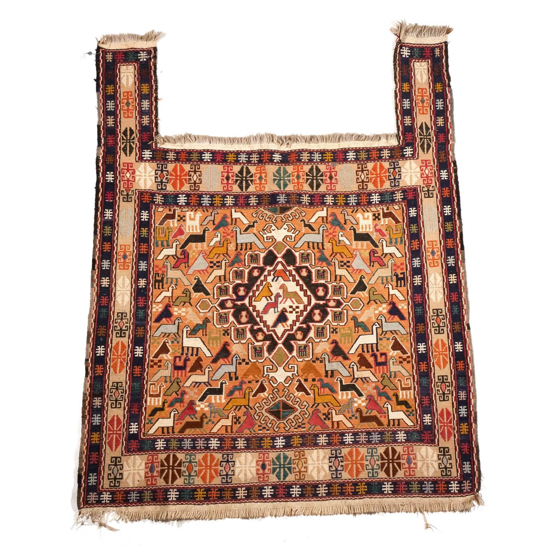 20th C. SOUMAK KILIM HORSE BLANKET (1 of 6)