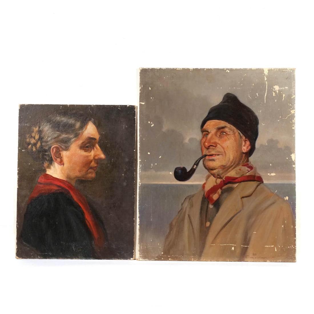 (2pc) FRANK VON DER LANCKEN (American, 1872-1950) (1 of 12)