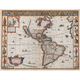 1626 MAP of AMERICA | Speed, John