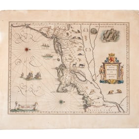 C. 1635 MAP of NEW ENGLAND | Blaeu
