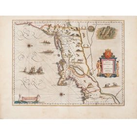 C. 1635 MAP of NEW ENGLAND | Blaeu