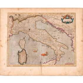 C. 1589 MAP of ITALY | Mercator