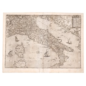 C. 1577 MAP of ITALY | De Jode