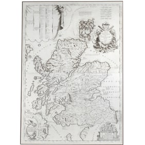 C. 1690 MAP of SCOTLAND | Coronelli