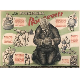 LA PREGHIERA di ROOSEVELT POSTER
