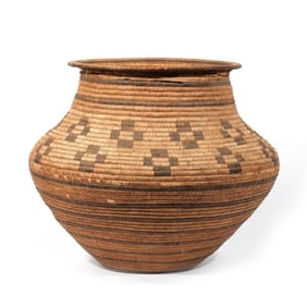 NATIVE AMERICAN GEOMETRIC OLLA