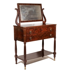 FEDERAL MAHOGANY DRESSING TABLE