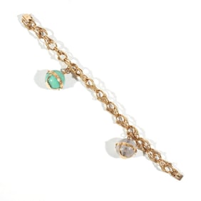 18k GOLD LOOP BRACELET