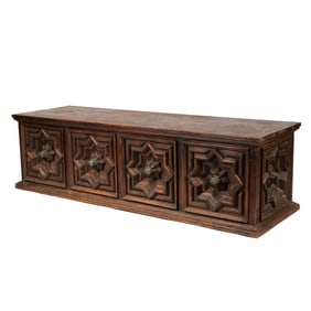 SPANISH COLONIAL-STYLE STORAGE COFFER