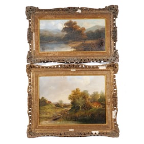 (2pc) SIMILAR ENGLISH LANDSCAPES