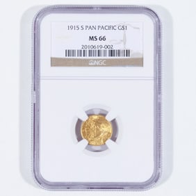 1915-S PANAMA-PACIFIC G$1 GOLD COIN