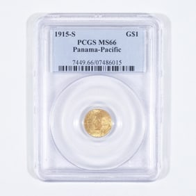1915-S PANAMA-PACIFIC G$1 GOLD COIN