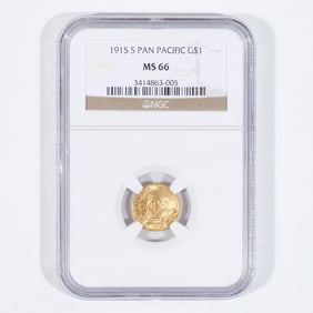 1915-S PANAMA-PACIFIC G$1 GOLD COIN
