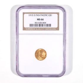 1915-S PANAMA-PACIFIC G$1 GOLD COIN