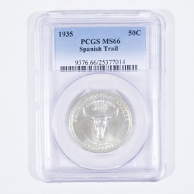 1935 50C SPANISH TRAIL COIN