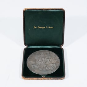 1909 ROBERT FULTON CELEBRATION STERLING MEDALLION