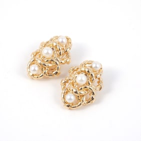 18K GOLD 'ENDLESS KNOT' EARRINGS