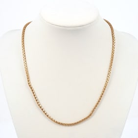 18K GOLD SNAKE NECKLACE