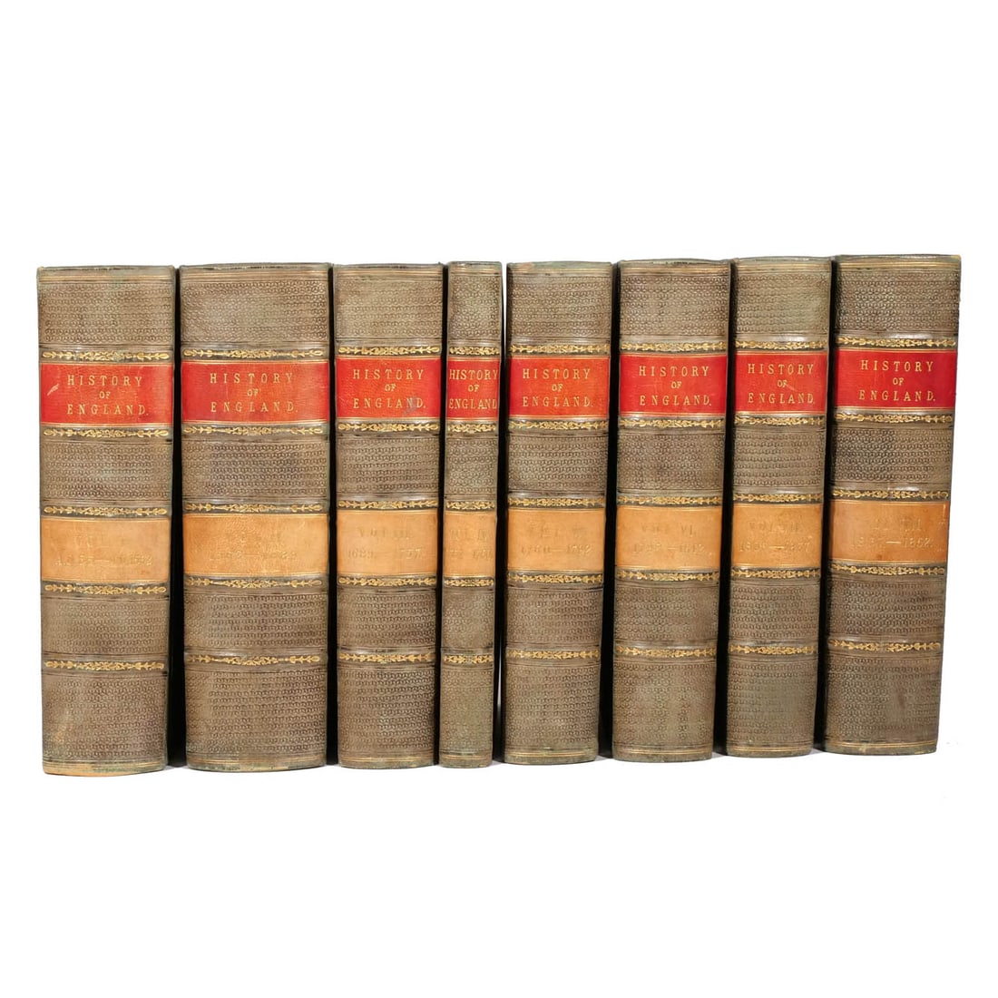 (8vol) HUME (DAVID), SMOLLETT, AND GASPEY (1 of 6)