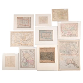 (10pc) MAPS of INDIAN TERRITORIES