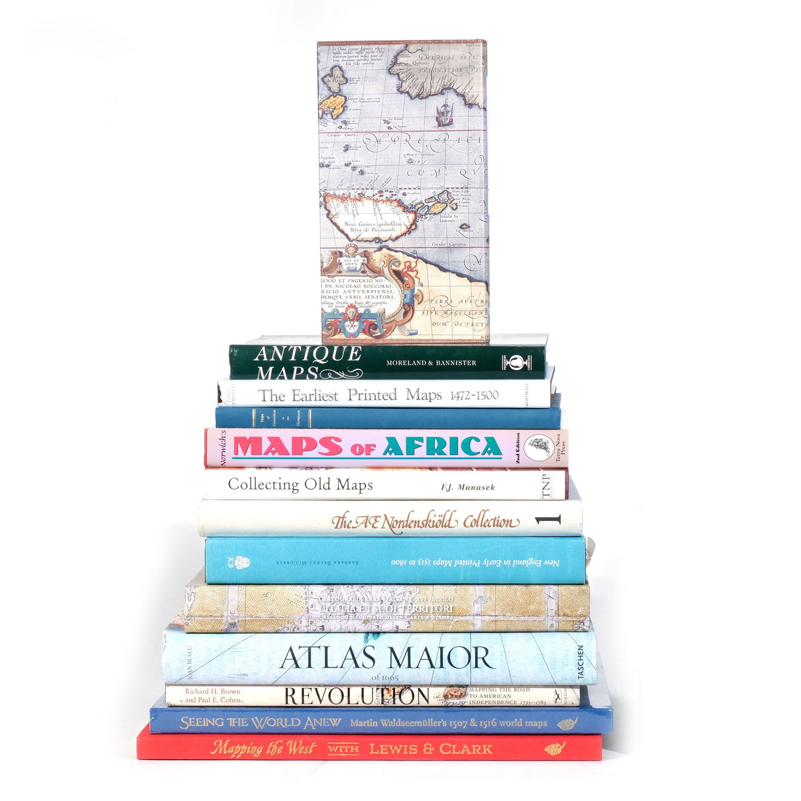 (13pc) REFERENCE BOOKS on MAPS (1 of 4)