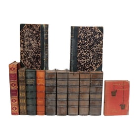 (12vol) MISC. 3/4 LEATHER BINDINGS