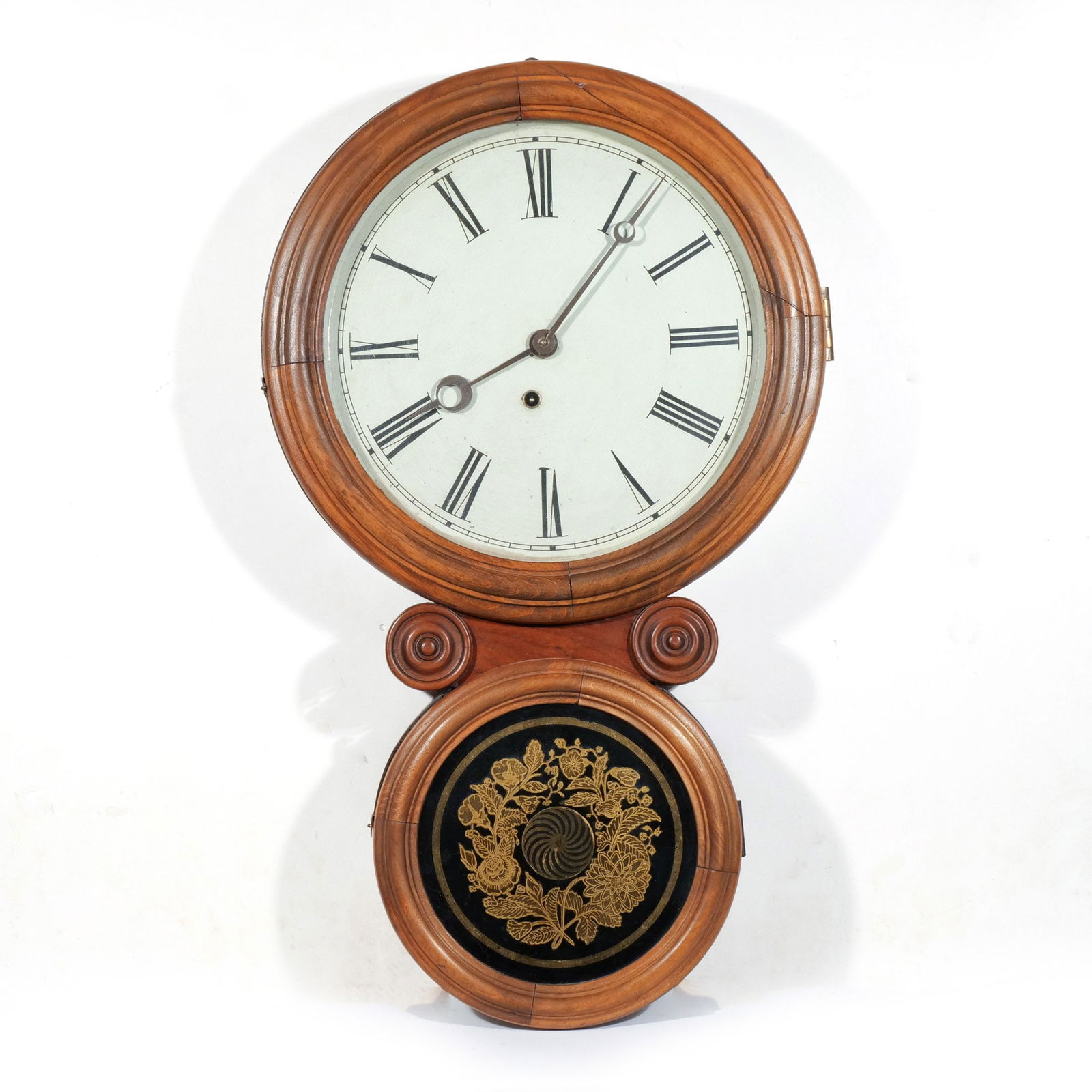 E. INGRAHAM & CO. 'IONIC' WALL CLOCK (1 of 7)
