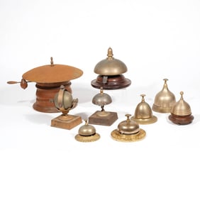 (9pc) MOSTLY HOTEL DESK BELLS