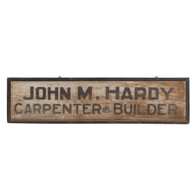 CARPENTER & BUILDER TRADE SIGN