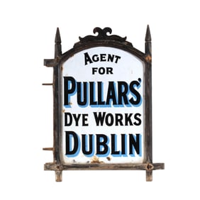 PULLARS' DYE WORKS DUBLIN TRADE SIGN