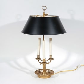 BRASS BOUILLOTTE LAMP