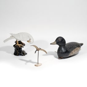 (3pc) BIRD SCULPTURES