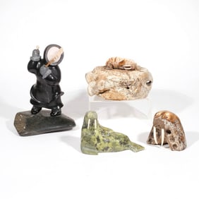 (4pc) INUIT CARVINGS