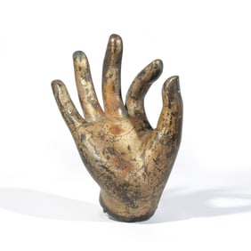 BRONZE BUDDHA'S HAND