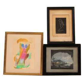 (3pc) FRAMED ARTWORK