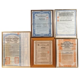 (5pc) CHINESE RAILWAY BOND & OTHER DEBENTURES