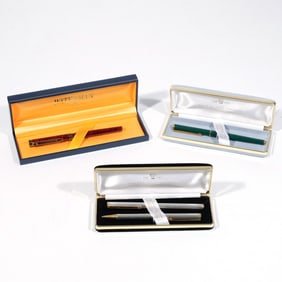 (3pc) WATERMAN & OTHER BALLPOINT PENS