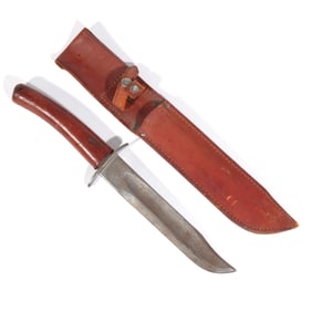 VINTAGE HOMEMADE BOWIE KNIFE