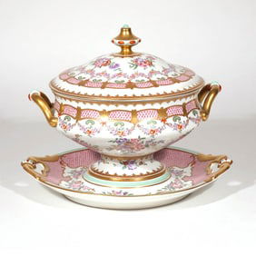 SAMSONWARE SOUP TUREEN & UNDERPLATE