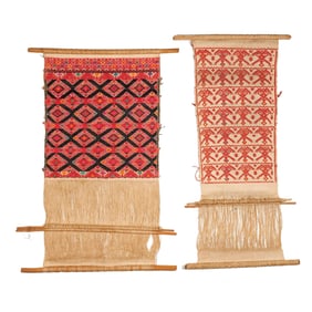 (2pc) MEDITERRANEAN FLAT-WEAVINGS